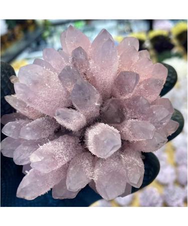Natural Crystal Rough Crystal Cluster Natural Rose Crystal Cluster Flower Gem Gift Room Office Decor Gift (Size : 200-250g) - Buy Online on GoSupps.com