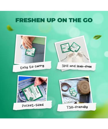 La Fresh Mosquito Repellent Wipes - Natural, Deet-Free, Long-Lasting (Individually Wrapped) - Buy Online on GoSupps.com
