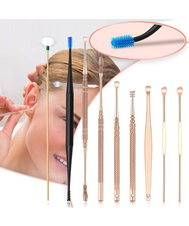 Stainless Steel Ear Wax Spring Tool Massage Set for Ear Cleaning - Buy Online on GoSupps.com