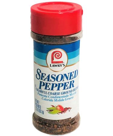 Lawry's Seasoned Pepper, 2.25 -Ounce Shakers (Pack of 3)