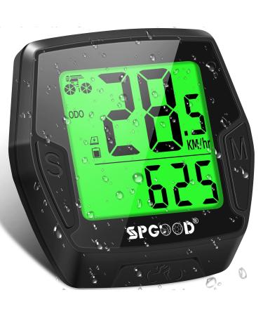 SPGOOD Bicycle Computer Wireless Tacho Bicycle Bicycle Taxo Wireless Bicycle Tachometer Bicycle Computer Kinder Bicycle Computer Wireless Radd computer Wireless Bicycle Tacho - Buy Online on GoSupps.com