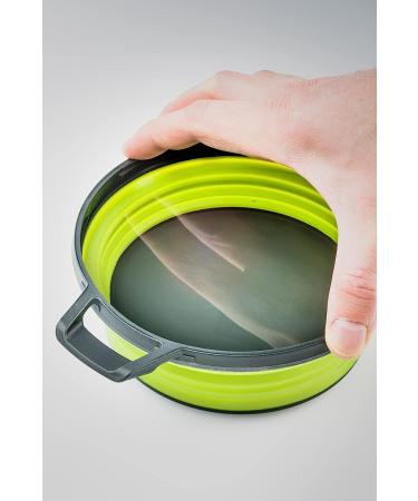 GSI Outdoors 22oz. Escape Bowl with Lid - Insulating Silicon Bowl for Camping & Travel (Green - Buy Online on GoSupps.com