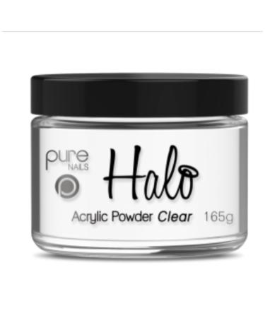 Halo By Pure Nails Acrylic Powder CLEAR 165g