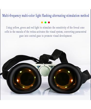 Amblyopia Training Device Flicker Vision Enhancement Device Adjustable Interpupillary Distance Acupuncture Pulse Function and Various Fine Vision Training Functions - Buy Online on GoSupps.com