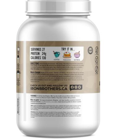 Iron Brothers Supplements - Premium Whey Casein Blend Protein Powder | 100% Whey Isolate for Muscle Growth Performance & Recovery | Whey Protein Powder Cake Batter - Gluten-Free | 27 Servings - Best - Buy Online on GoSupps.com