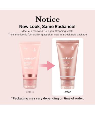 Medicube Collagen Night Wrapping Cream | Overnight Sleeping Mask for Skin Elasticity | Enhanced Collagen Formula | Korean Skincare (1.69 fl. oz.) - Buy Online on GoSupps.com