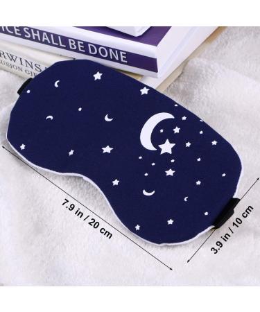 FOMIYES Adjustable Eye Mask with Cold/Hot Therapy - Soft Sleeping Mask for Travel & Puffy Eyes (Blue - Buy Online on GoSupps.com
