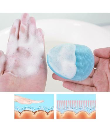 Super Soft Silicone Face Cleanser & Massager Brush - Manual Handheld Scrubber for Radiant Skin | International Shipping Available - Buy Online on GoSupps.com