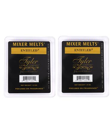 Tyler Candle Company Entitled 1.9 Ounce Scented Mixer Wax Melt Cubes for Tart Burner Pack of 2