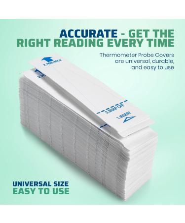 Thermometer Probe Covers - Pack of 100 - Universal Disposable Cover Box for Digital Thermometer - 100 Count - Buy Online on GoSupps.com