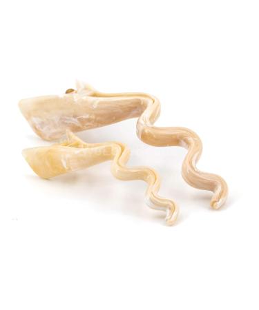 1pc XL Amber Wave Hair Clip (13cm) - Made in Germany - WeLoveBeads - International Shipping Available - Buy Online on GoSupps.com
