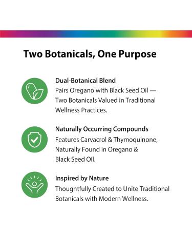 Rainbow Light Oil of Oregano with Black Seed Oil | 90 Softgels | Naturally Occurring Carvacrol & Thymoquinone - Buy Online on GoSupps.com
