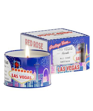 Postcards Scented Destination Candles | Coconut-Soy Wax & Candle Gift Box | 50+ Hour Burn