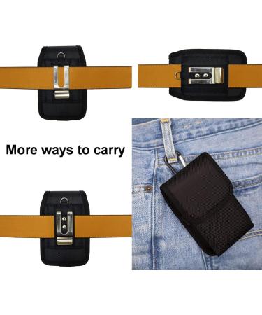 Freestyle Libre/Freestyle Libre 2 Carry Pouch with Belt Clip - Black (Vertical) - Buy Online on GoSupps.com