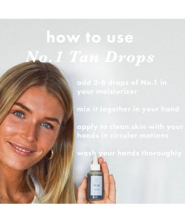 Bo No. 1 Tan Drops - Natural Tan for Sensitive Skin Free of Endocrine Disruptors Fragrances & Non-Comedogenic - 50ml - Buy Online on GoSupps.com