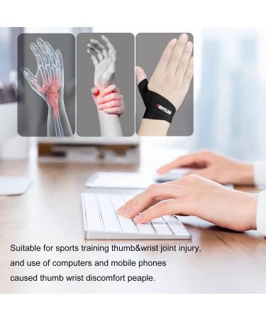 YUNYILAN Ultra Thin Wrist Brace & Thumb Arthritis Compression Strap | Adjustable Carpal Tunnel Support for Men & Women Relieve Pain & Discomfort in Left Hand - Buy Online on GoSupps.com