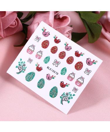 Exceart 5 Pcs Nail Stickers 3D Nail Stickers Decals Nail Art sticker Easter Decorative Nail Stickers Cartoon Nail Stickers for Girl Lady - Buy Online on GoSupps.com