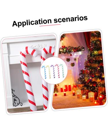 CIMAXIC 10pcs Inflatable Crutches Inflatable Candy Canes Christmas Balloon Pencil Candy Boxes Toys Joke Pvc - Buy Online on GoSupps.com