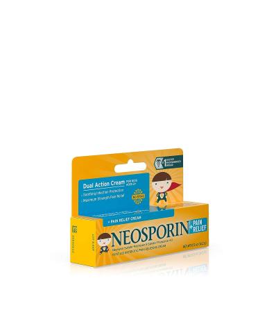 Neosporin Kids Antibiotic Cream Maximum Strength + Pain Relief 0.5 oz - Buy Online on GoSupps.com
