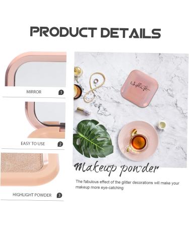 OHPHCALL Body Makeup Highlighter Powder for Makeup Glitter Makeup Highlighter Makeup Powder Face Powder Compact Makeup Highlighter Glitter for Hair Powder Highlighter - Buy Online on GoSupps.com