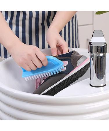 Home Shoes Brushes Multifunction Plastic Scrubbing Brush Stiff Bristle Handle Cleaning Clothes Shoes Pan Tool for Kitchen Convenience Cleaner Bathroom Tool Brush Onecolor - Buy Online on GoSupps.com
