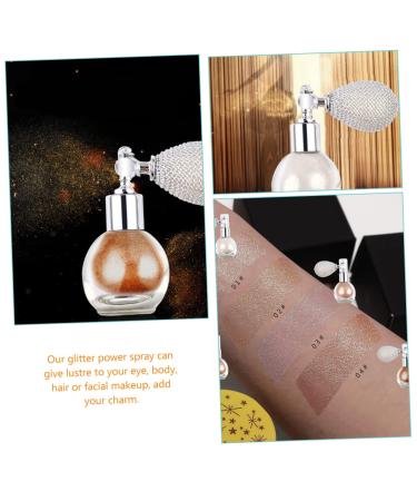 FOMIYES 4pcs Body Glitter Highlighter Spray | Ultra-Fine Loose Glitter Body Powder for Radiant Glow | International Shipping Available - Buy Online on GoSupps.com