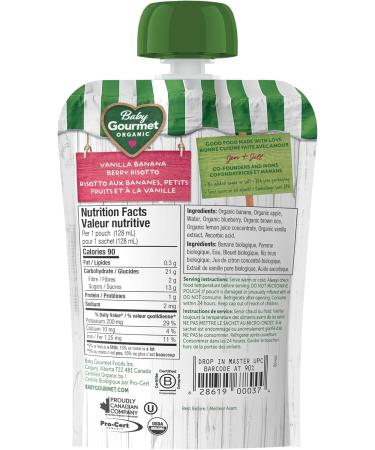 Baby Gourmet Vanilla Banana Berry Rissotto 12-Pack - Buy Online on GoSupps.com