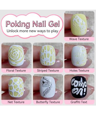 Gel Lightweight Manicure Tool White Black Gel for Travel Outdoor Indoor Business Trip School Girlfriend Wife Friend Sister Daughter - Buy Online on GoSupps.com