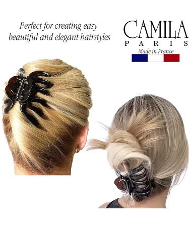 Camila Paris AD718 Octopus French Hair Clip for Thick Hair - Large No-Slip Grip Claw Clip for Curly, Wavy, Long Hair - Made in France (Tortoise Shell) - Buy Online on GoSupps.com