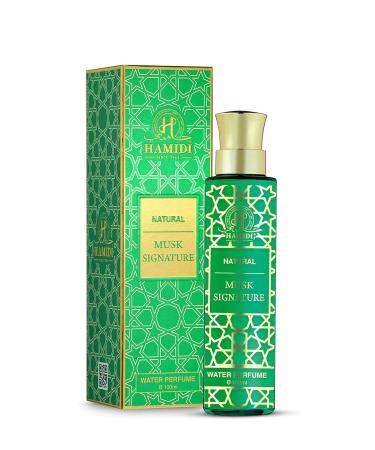 DJ Non Alcoholic Natural Green Musk Signature Water Perfumes for Unisex 100ML - Signatures Collections - Perfume for Men - Perfume for Women - Fragrance - Offers - Alcohol Free - Long Lasting