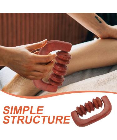 Healvian Wooden Roller Massager | Enhance Blood Circulation & Relaxation | International Shipping - Buy Online on GoSupps.com