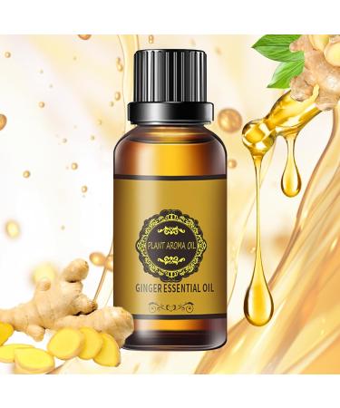 YANINEE 2PCS 30ml Lymphatic Drainage Ginger Oil Massage Oil | Natural Herbal Remedy for Detox & Relaxation - Buy Online on GoSupps.com