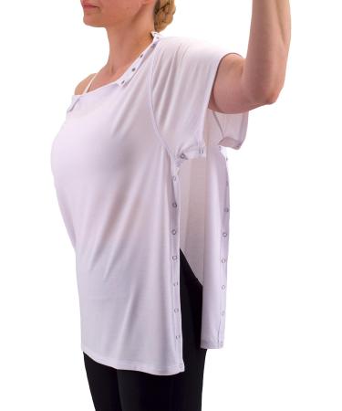 Shop Off the Shoulder Shirt for Men Women & Unisex - Sizes 3XL - White/Opulent Garden | International Shipping Available - Buy Online on GoSupps.com