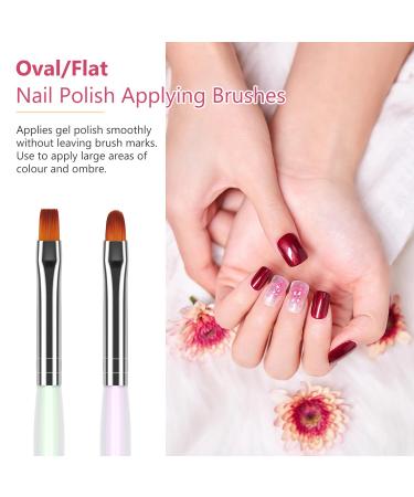 TEOYALL Aurora Nail Art Brushes - Precision Fine Liner & Ombre Brush Set for Expert Nail Design | International Shipping Available - Buy Online on GoSupps.com
