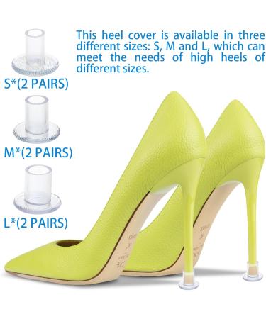 High Heeled Protective Covers & Shoe Stoppers - Perfect for Weddings & Uneven Floors | 2 Pairs of S M L - Buy Online on GoSupps.com