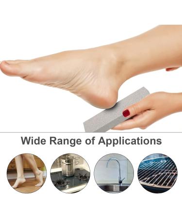 8-Piece Pumice Stone Cleaning Kit - Toilet Sink Shower & Grill Cleaner with Gloves | Urine & Stubborn Stain Remover - Buy Online on GoSupps.com