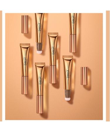 3 Pack Beauty Wand & Highlighter Set with Attached Cushion Applicator Easy to Blend Long Lasting Shimmer Face with Cushion Applicator - Buy Online on GoSupps.com