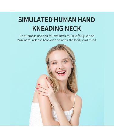 Portable Neck Massage Device - Wireless Shiatsu Massager with 2 Modes | Relax Muscles at Home Office or Car - Buy Online on GoSupps.com