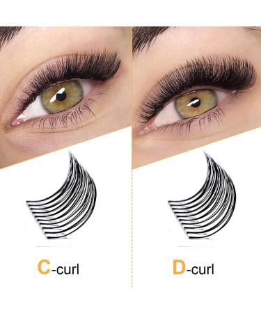 Premade Fan Volume Lash Extensions 5D 0.07C 10mm Russian Pre Made Fan Lashes | 3D 4D 5D 6D 0.07/0.10 C/D Curl 8-15mm | Long Lasting | Easy Application(5D 0.07C 10mm)  - Buy Online on GoSupps.com