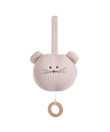 L SSIG Organic Cotton Baby Music Box - Good Evening Good Night | Little Chums Mouse Pink - International Shipping Available - Buy Online on GoSupps.com