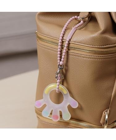 haakaa Silicone Carry Strap for Yummy Pouch Milk Storage Bag  Silicone Stretchable Toddler Toy Bottle Harness Straps Pacifier Teether Strap Teething Clip Strap for Strollers Pink - Buy Online on GoSupps.com