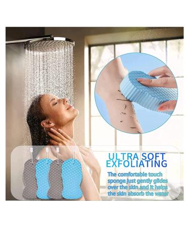 Browsluv Superpeeler - Fast Callus and Dead Skin Removal | Homezore QuickScrub Fitmedify Skin Sponge Scrubber - Grey - Buy Online on GoSupps.com