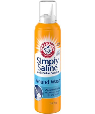 Simply Sterile Saline Wound Wash Spray 7 oz - Pack of 3 | Gentle Cleansing for Wounds - Buy Online on GoSupps.com