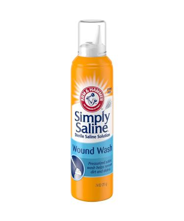 Arm & Hammer Simply Saline Wound Wash 7.1 FZ - Pack of 4 - Buy Online on GoSupps.com