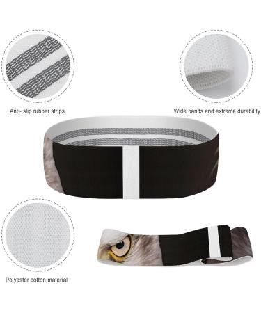 Buy Bald Eagle Resistance Bands - Non-Slip Booty & Leg Straps for Yoga Workout & Physical Therapy - Buy Online on GoSupps.com