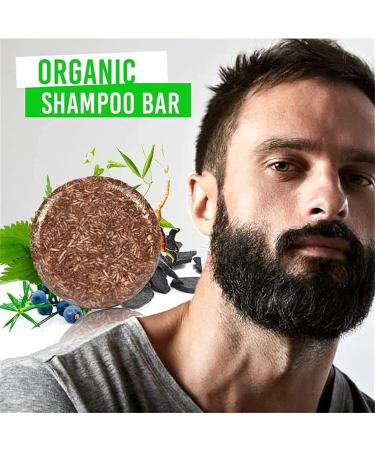 Hair Darkening Shampoo Bar Hair Beard Darkening Shampoo Bar Beard Wash Bar Hair with Natural Plant Essential Oil for Repair Hair Brown Large - Buy Online on GoSupps.com