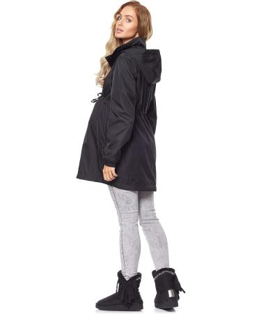 Be Mammy Maternity Jacket BE20-213 in Black - Women's Pregnancy Outerwear - Buy Online on GoSupps.com