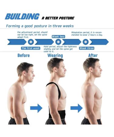 Back Brace Belt Posture Corrector for Women and Men Older Back Lumbar Pad Support Shoulder Posture Support Straightener Lumbar Support Belt (Size : 2XL) (Xx) (X) - Buy Online on GoSupps.com