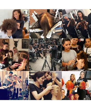 Curly Afro Mannequin Head with 100% Human Hair - Perfect for Hairdresser Training and Styling Practice - Buy Online on GoSupps.com