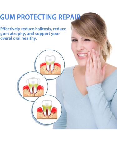 Qylen Gum Repair Gel Qylen Teeth Repair Gel Mullend Gum Repair Gel Teeth Whitening Essence to Reduce Yellowing Oral Care for Sensitive Teeth and Gums (3ps) - Buy Online on GoSupps.com